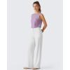 imageG4Free Lyocell Workout Running Tank Tops High Neck Athletic Tanks Loose Fit Hip Length Yoga Tennis TopLight Purple
