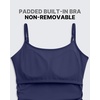 image:imageG4Free BareFeel Built in Bra Maternity Romper Smart Back Opening Pregnancy Jumpsuit with Pockets Workout CasualRoyal Blue