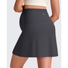 image:imageG4Free BareFeel Maternity Tennis Skirt with 2 Pockets Inner Shorts Over The Belly Stretchy Pregnancy Workout Skorts GolfDark Gray