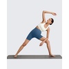 image:imageG4Free Barefeel Maternity Biker Shorts with Pockets Over The Belly Legging Pregnancy Yoga Pants Athletic Workout 5 85Blue Gray