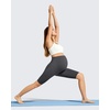 image:imageG4Free Barefeel Maternity Biker Shorts with Pockets Over The Belly Legging Pregnancy Yoga Pants Athletic Workout 5 85Dark Gray