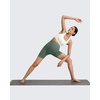 image:imageG4Free Barefeel Maternity Biker Shorts with Pockets Over The Belly Legging Pregnancy Yoga Pants Athletic Workout 5 85Gray Sage