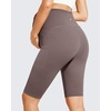 image:imageG4Free Barefeel Maternity Biker Shorts with Pockets Over The Belly Legging Pregnancy Yoga Pants Athletic Workout 5 85Taupe