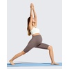 image:imageG4Free Barefeel Maternity Biker Shorts with Pockets Over The Belly Legging Pregnancy Yoga Pants Athletic Workout 5 85Taupe