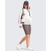 image:imageG4Free Barefeel Maternity Biker Shorts with Pockets Over The Belly Legging Pregnancy Yoga Pants Athletic Workout 5 85Taupe