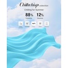 image:imageG4Free Chillwhisp Built in Brief Maternity Athletic Shorts with Inner Pockets Cross Waist Pregnancy ShortsSky Blue