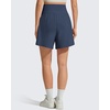 image:imageG4Free Chillwhisp Maternity Flowy Shorts for Women Pregnancy Skort with Pocket Builtin Brief LinerDark Navy