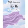 image:imageG4Free Chillwhisp Maternity Flowy Shorts for Women Pregnancy Skort with Pocket Builtin Brief LinerLight Purple