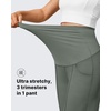 image:imageG4Free EverGoing Maternity Dress Yoga Pants with Pockets Over The Belly Stretchy Work Slack Pregnancy Wide Leg TrousersGray Sage
