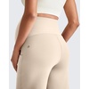 image:imageG4Free EverGoing Maternity Dress Yoga Pants with Pockets Over The Belly Stretchy Work Slack Pregnancy Wide Leg TrousersLight Khaki
