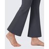 image:imageG4Free EverGoing Maternity Flare Leggings with Pockets Over The Belly Pregnancy Work Ankle Pants 252729Dark Gray