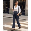image:imageG4Free EverGoing Maternity Flare Leggings with Pockets Over The Belly Pregnancy Work Ankle Pants 252729Dark Navy