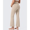 image:imageG4Free EverGoing Maternity Flare Leggings with Pockets Over The Belly Pregnancy Work Ankle Pants 252729Light Khaki