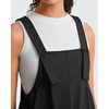 image:imageG4Free EverGoing Maternity Overall Dress Adjustable Straps Pregnancy Jumpsuits Dresses with Pockets Casual WorkBlack