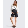 image:imageG4Free EverGoing Maternity Shorts with Pockets Over The Belly Stretchy Pregnancy Casual Workout Activewear 6 10Black