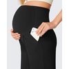 image:imageG4Free EverGoing Maternity Shorts with Pockets Over The Belly Stretchy Pregnancy Casual Workout Activewear 6 10Black