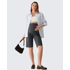 image:imageG4Free EverGoing Maternity Shorts with Pockets Over The Belly Stretchy Pregnancy Casual Workout Activewear 6 10Dark Gray