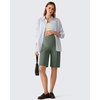image:imageG4Free EverGoing Maternity Shorts with Pockets Over The Belly Stretchy Pregnancy Casual Workout Activewear 6 10Gray Sage
