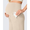 image:imageG4Free EverGoing Maternity Shorts with Pockets Over The Belly Stretchy Pregnancy Casual Workout Activewear 6 10Light Khaki