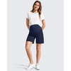 image:imageG4Free EverGoing Maternity Shorts with Pockets Over The Belly Stretchy Pregnancy Casual Workout Activewear 6 10Royal Blue