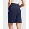 image:imageG4Free EverGoing Maternity Shorts with Pockets Over The Belly Stretchy Pregnancy Casual Workout Activewear 6 10Royal Blue