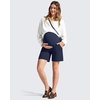 image:imageG4Free EverGoing Maternity Shorts with Pockets Over The Belly Stretchy Pregnancy Casual Workout Activewear 6 10Royal Blue