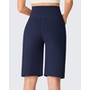 image:imageG4Free EverGoing Maternity Shorts with Pockets Over The Belly Stretchy Pregnancy Casual Workout Activewear 6 10Royal Blue