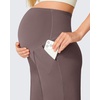 image:imageG4Free EverGoing Maternity Shorts with Pockets Over The Belly Stretchy Pregnancy Casual Workout Activewear 6 10Taupe