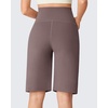 image:imageG4Free EverGoing Maternity Shorts with Pockets Over The Belly Stretchy Pregnancy Casual Workout Activewear 6 10Taupe