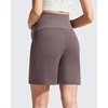 image:imageG4Free EverGoing Maternity Shorts with Pockets Over The Belly Stretchy Pregnancy Casual Workout Activewear 6 10Taupe