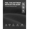image:imageG4Free Lyocell Side Slits Maternity Tank Tops Crewneck Pregnancy Sleeveless Workout Shirts Loose FitBlack