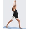 image:imageG4Free Lyocell Side Slits Maternity Tank Tops Crewneck Pregnancy Sleeveless Workout Shirts Loose FitBlack