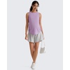 image:imageG4Free Lyocell Side Slits Maternity Tank Tops Crewneck Pregnancy Sleeveless Workout Shirts Loose FitLight Purple