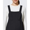 image:imageG4Free ShiftReady Maternity Overalls Adjustable Strap Overalls Pregnancy Jumpsuits Wide Leg Pants with PocketsBlack