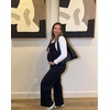 image:imageG4Free ShiftReady Maternity Overalls Adjustable Strap Overalls Pregnancy Jumpsuits Wide Leg Pants with PocketsBlack