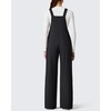 image:imageG4Free ShiftReady Maternity Overalls Adjustable Strap Overalls Pregnancy Jumpsuits Wide Leg Pants with PocketsBlack