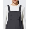 image:imageG4Free ShiftReady Maternity Overalls Adjustable Strap Overalls Pregnancy Jumpsuits Wide Leg Pants with PocketsDark Gray
