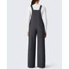 image:imageG4Free ShiftReady Maternity Overalls Adjustable Strap Overalls Pregnancy Jumpsuits Wide Leg Pants with PocketsDark Gray
