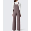 image:imageG4Free ShiftReady Maternity Overalls Adjustable Strap Overalls Pregnancy Jumpsuits Wide Leg Pants with PocketsTaupe