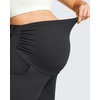 image:imageG4Free ShiftReady Maternity Work Shorts with Pockets Over The Belly Pregnancy Summer Office ClothesBlack