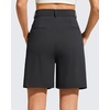 image:imageG4Free ShiftReady Maternity Work Shorts with Pockets Over The Belly Pregnancy Summer Office ClothesBlack