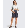 image:imageG4Free ShiftReady Maternity Work Shorts with Pockets Over The Belly Pregnancy Summer Office ClothesDark Gray