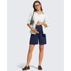 image:imageG4Free ShiftReady Maternity Work Shorts with Pockets Over The Belly Pregnancy Summer Office ClothesDark Navy
