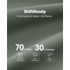 image:imageG4Free ShiftReady Maternity Work Shorts with Pockets Over The Belly Pregnancy Summer Office ClothesGray Sage