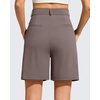 image:imageG4Free ShiftReady Maternity Work Shorts with Pockets Over The Belly Pregnancy Summer Office ClothesTaupe