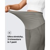image:imageG4Free EverGoing Maternity Pants Over the Belly Yoga Dress Work Stretchy Lounge Pregnancy Wide Leg Trousers with PocketsMocha Brown