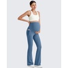image:imageG4Free Womens BareFeel Maternity Flare LeggingsBlue Gray