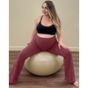 image:imageG4Free Womens BareFeel Maternity Flare LeggingsDark Burgundy
