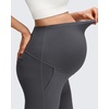 image:imageG4Free Womens BareFeel Maternity Flare LeggingsDark Gray