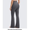 image:imageG4Free Womens BareFeel Maternity Flare LeggingsDark Gray